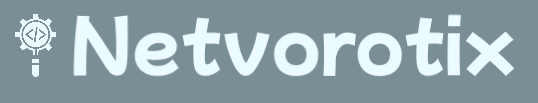 Netvorotix logo on a gray background