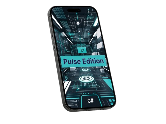 Phone with 'Pulse Edition' display on a white background
