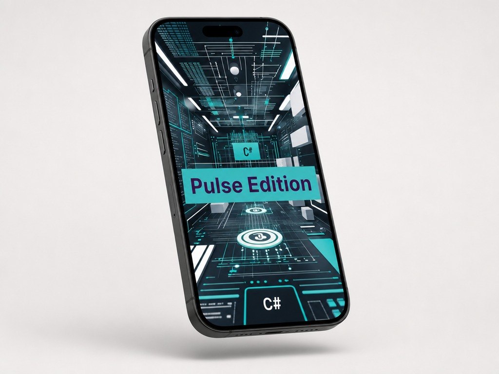 Phone case with 'Pulse Edition' design on a white background